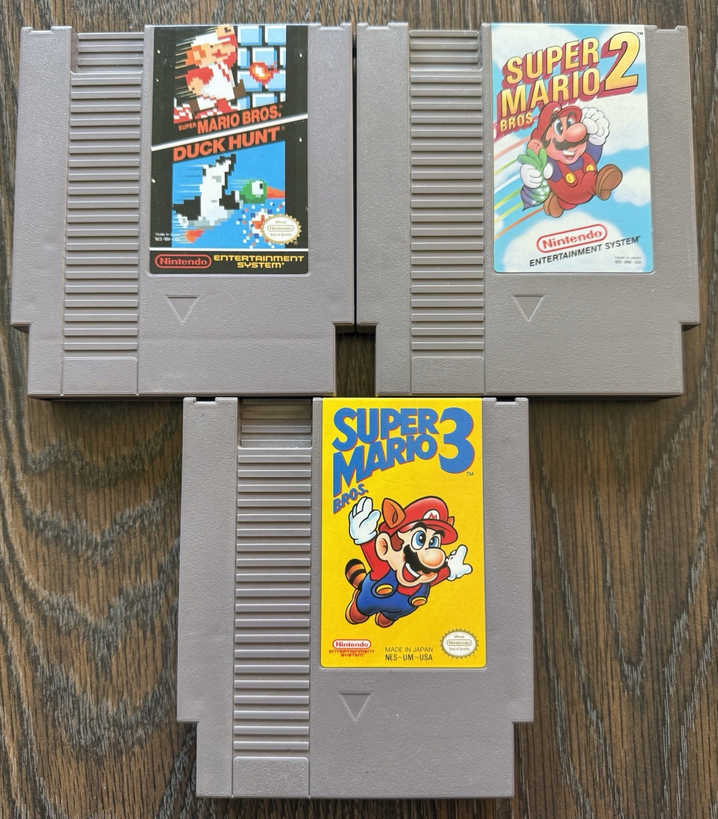 Super Mario Bros. 1 2 & Left Bros 3 Trilogy CARTS ONLY Tested Combine Shipping🔥