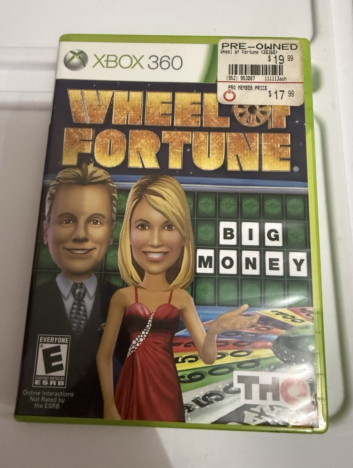 THQ Wheel of Fortune Xbox 360 Online Playability E NTSC-U/C Quiz & Trivia