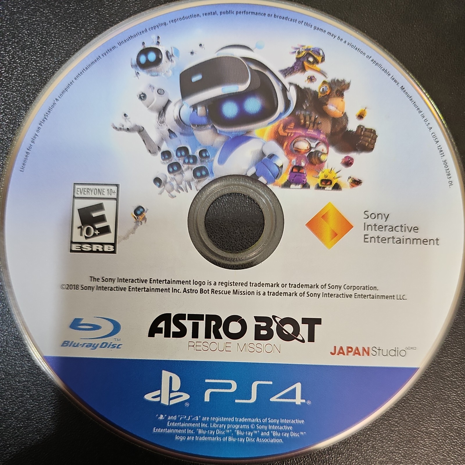 ASTRO BOT RESCUE MISSION (PS4) PLAYSTATION 4 DISC ONLY