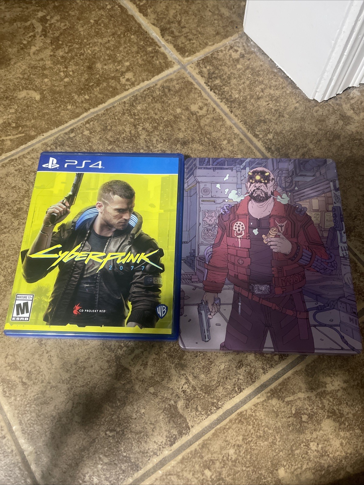Cyberpunk 2077 PS4 With Steelbook Great Condition