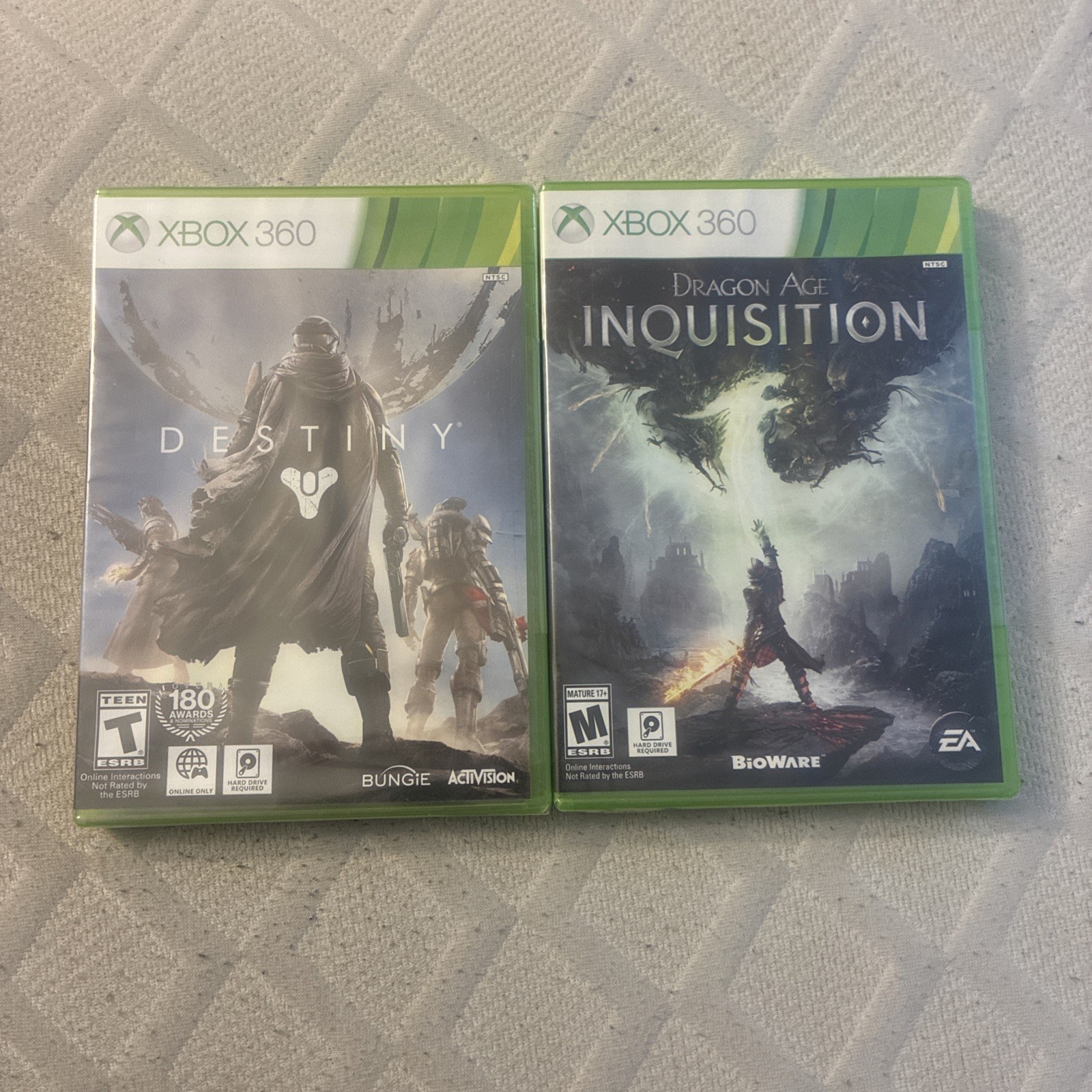New Factory Sealed Dragon Age Inquisition & Destiny For Xbox 360 Bundle Lot