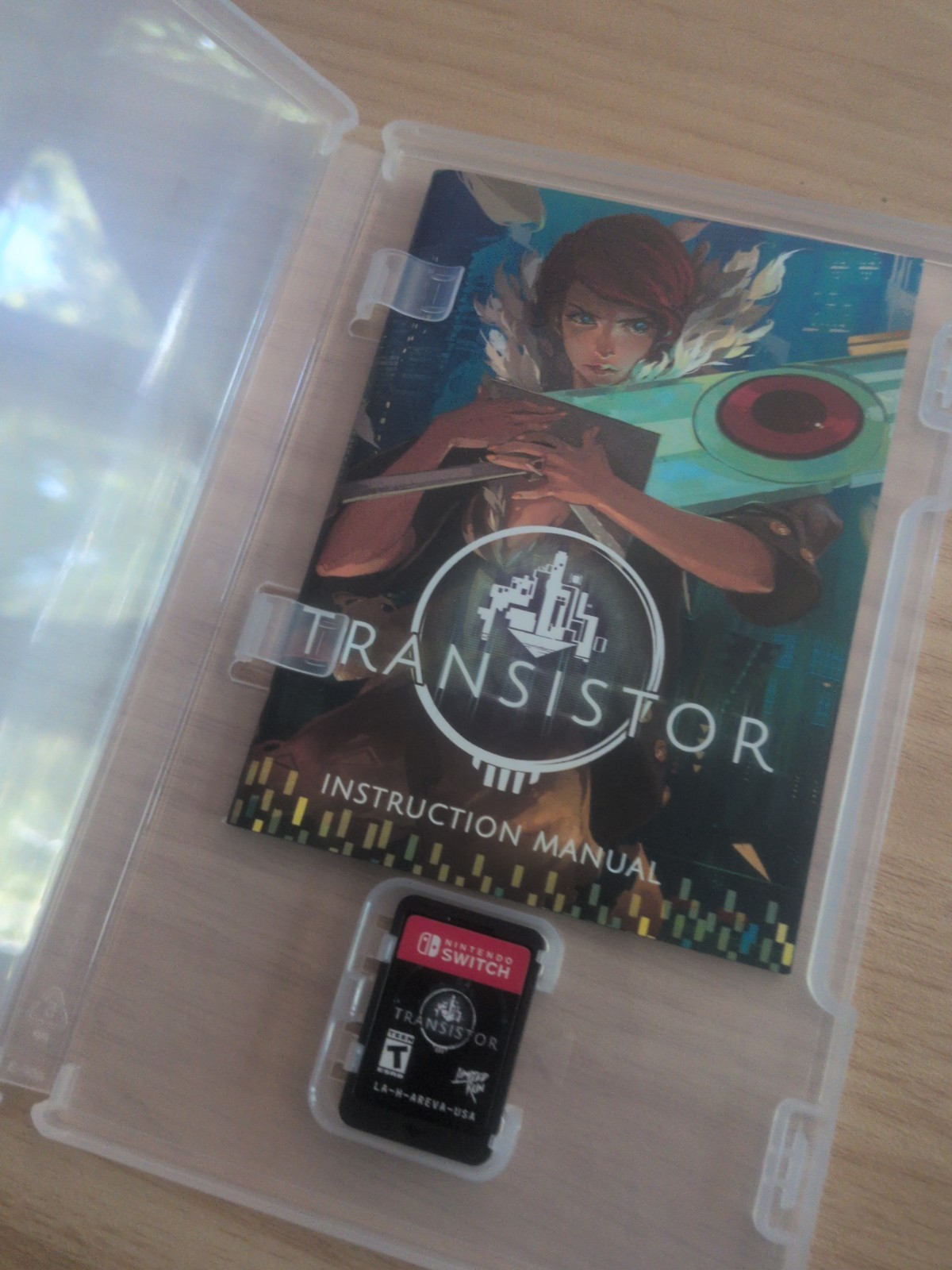 Transistor Limited Run Nintendo Switch Video Game Action RPG