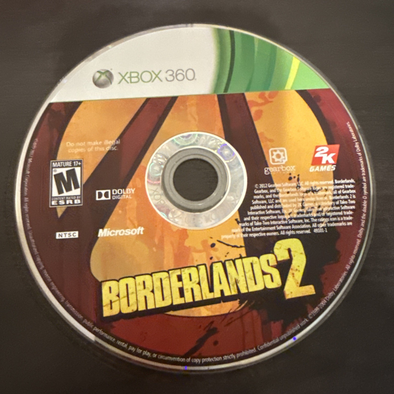 Borderlands 2 (Microsoft Xbox 360, 2012) | CIB Complete w/ Manual, Tested