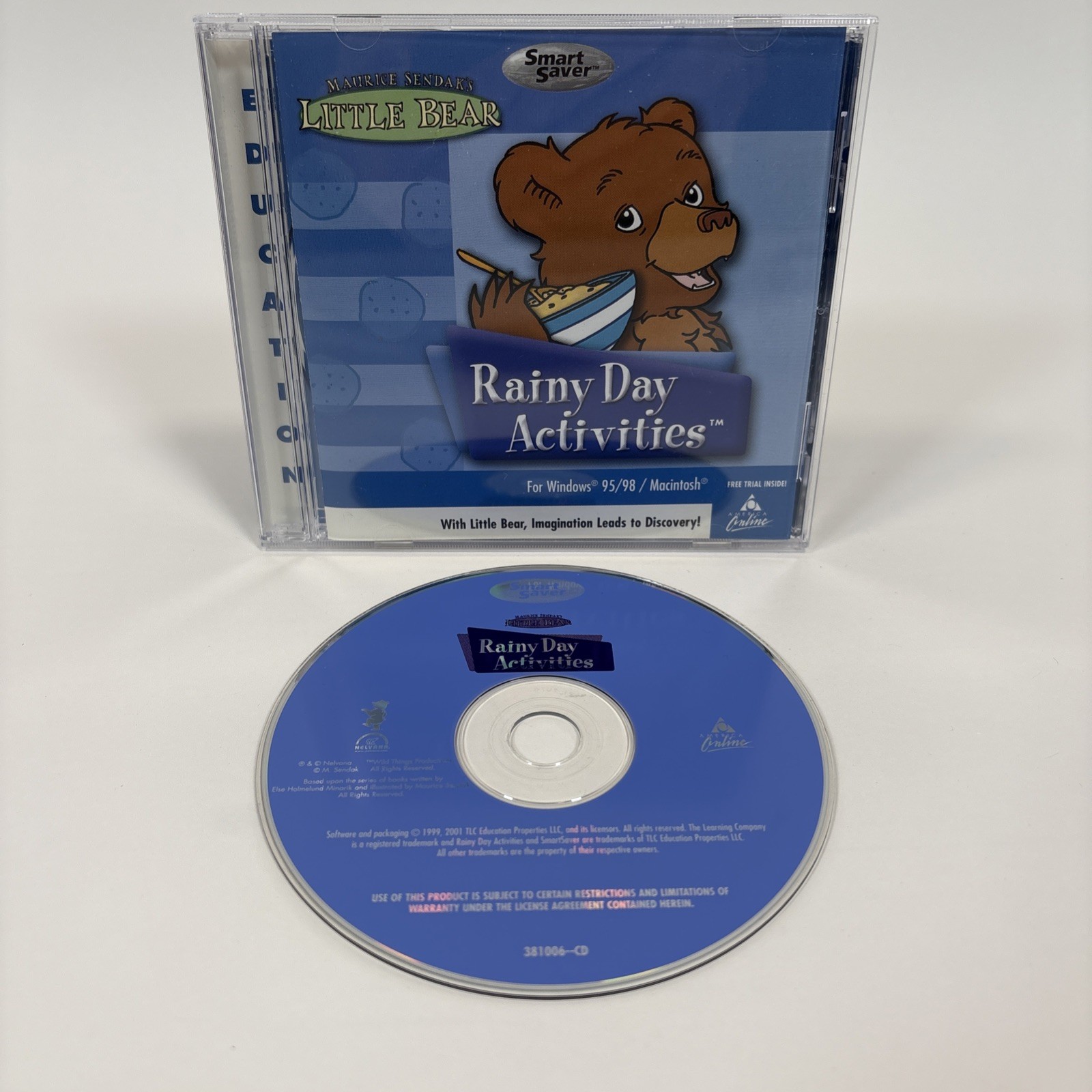 Little Bear Rainy Day Activities (Jewel Case) – PCMac – Video Game – Excellent