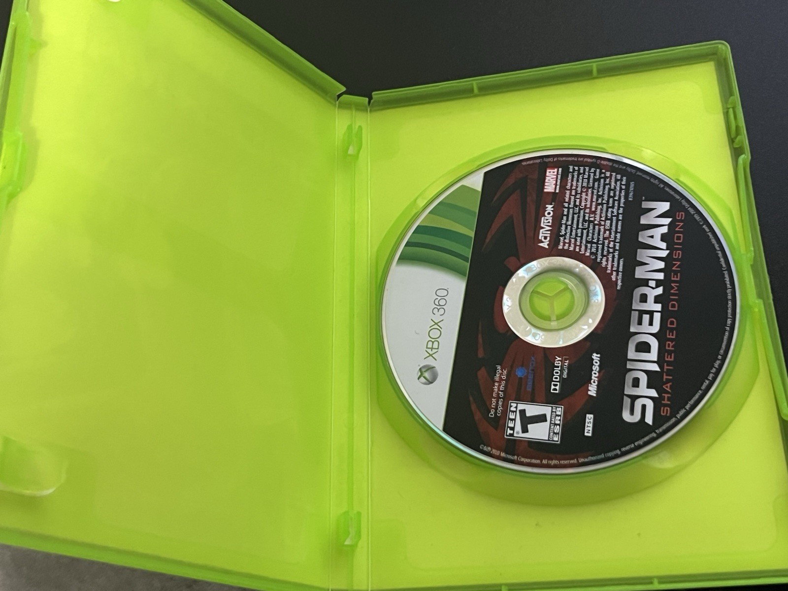 Spider-Man: Shattered Dimensions Microsoft Xbox 360 with Box