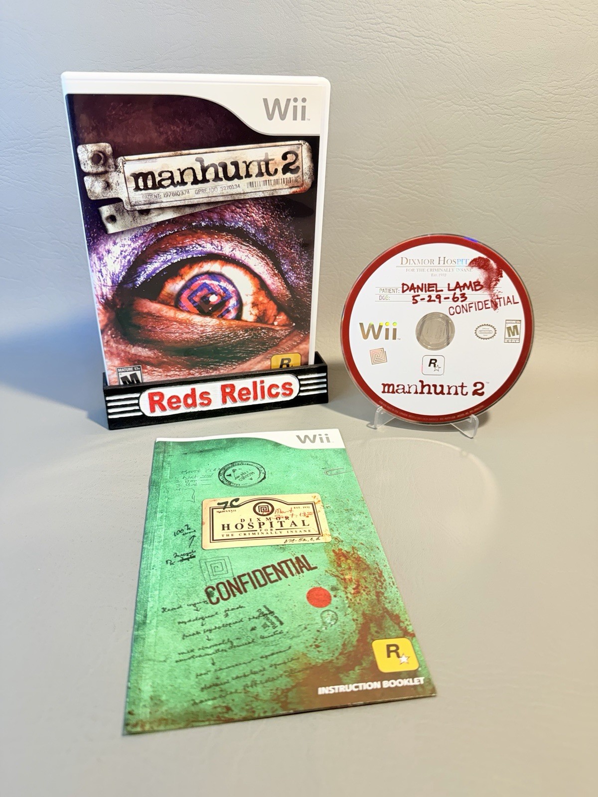 Manhunt 2 (Nintendo Wii, 2007) Complete – Pristine – Warranty