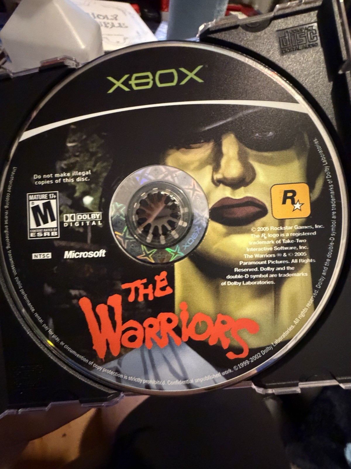 The Warriors (Microsoft Xbox 2005) Disc only