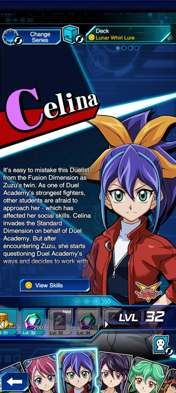 YU GI OH DUEL LINKS FULL LUNALIGHT DECK, IOS, ANDROID, 7 DECKS, 30 CHARACTERS