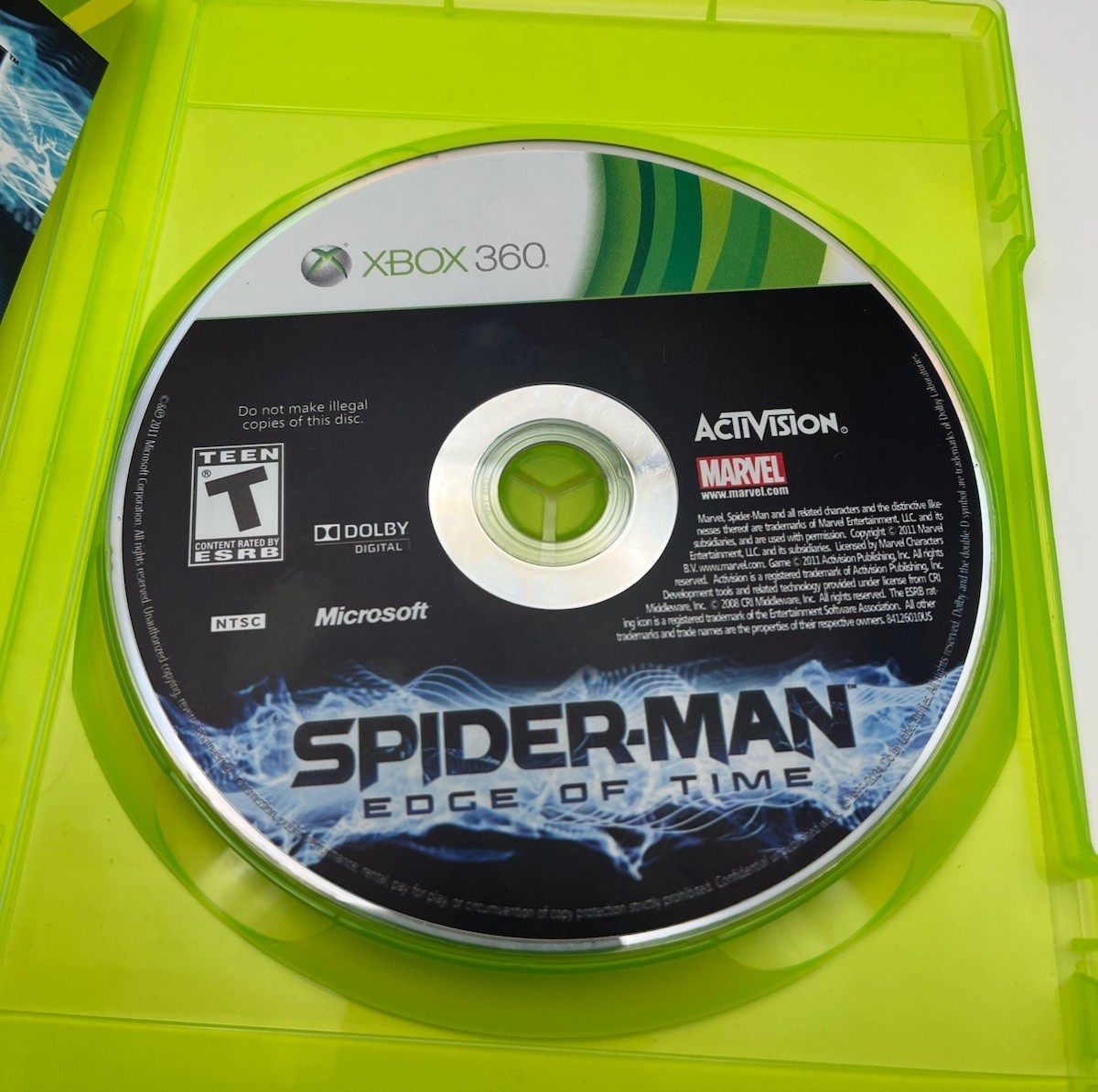Spider-Man Shattered Dimensions Xbox 360 Complete CIB Tested Works