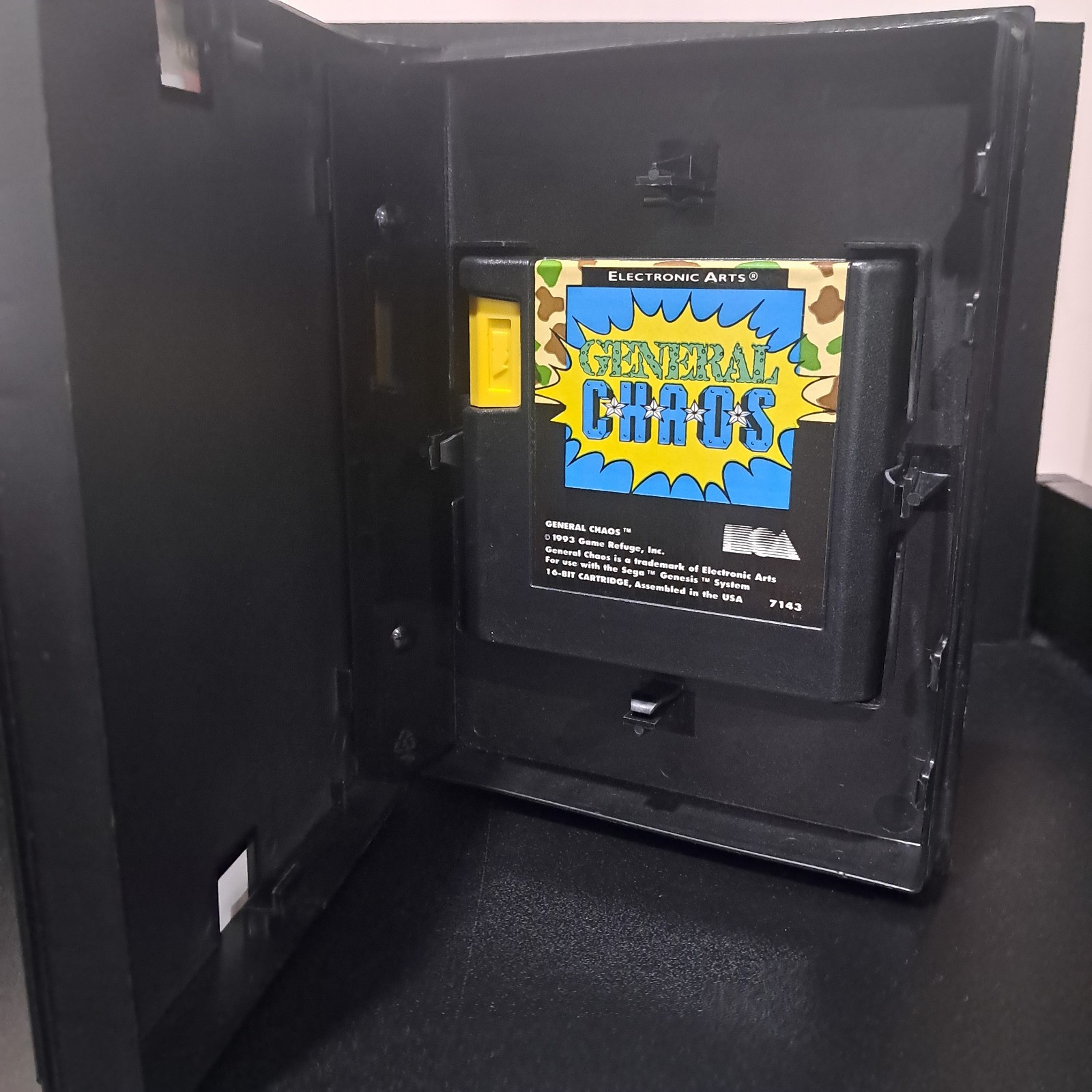 General Chaos Sega Genesis 1993 Game Cartridge In Original Box No Manual Tested