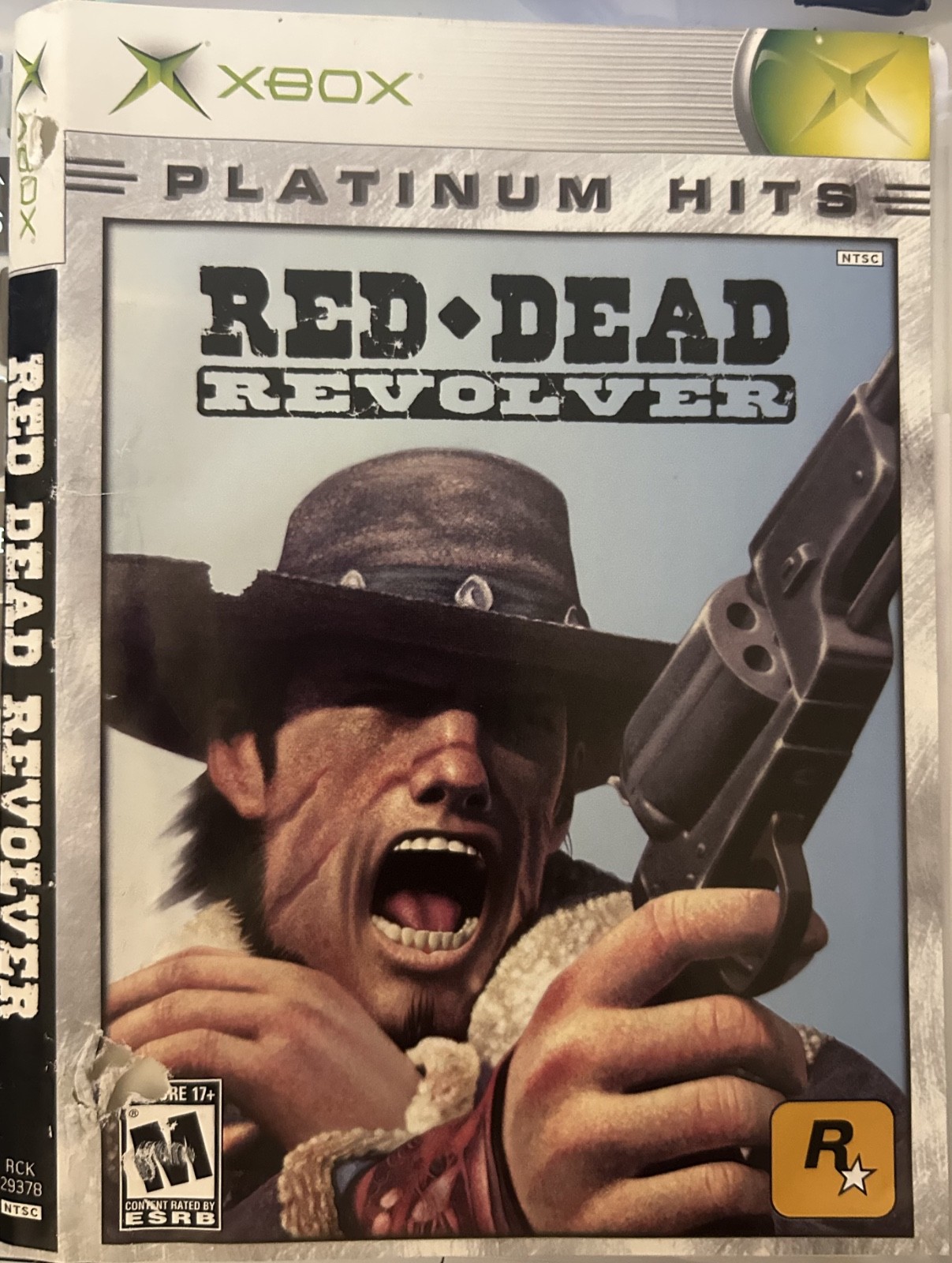 RED DEAD REVOLVER (XBOX) DISC + CVR ART + MANUAL – NO CASE – GOOD
