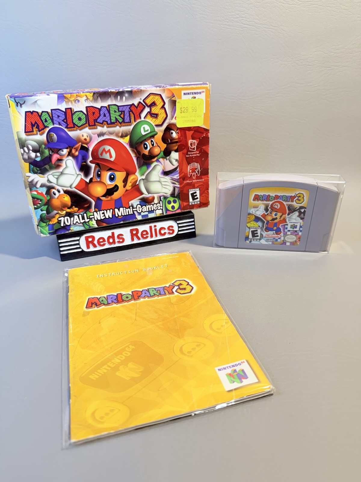 Mario Party 3 Nintendo 64 N64 Complete CIB – Authentic – Good Condition