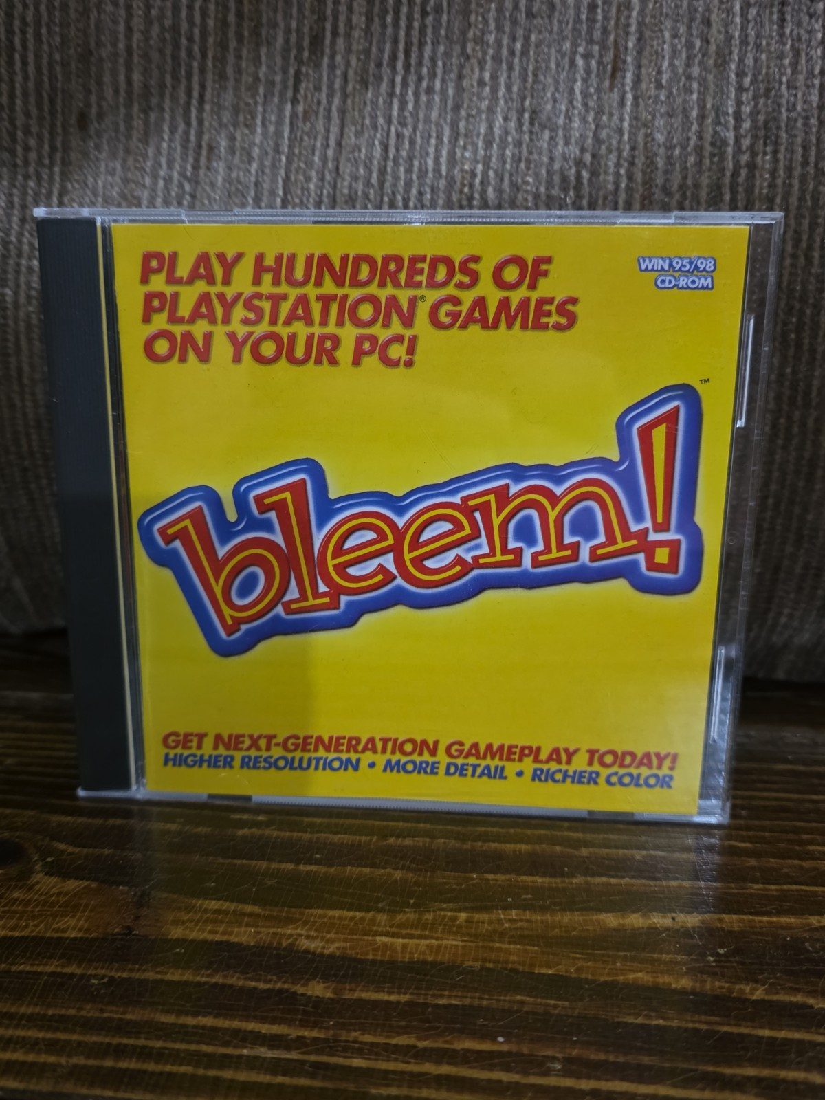 PC Bleem! 1999 Windows 95 98 Play Playstation Games on PC