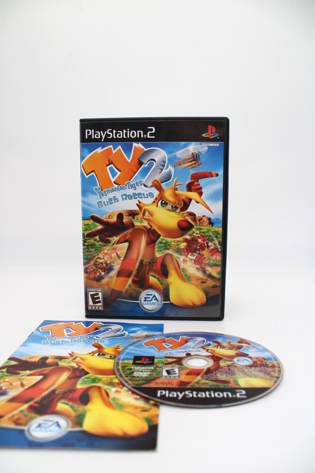 Refurbished PS2 Ty the Tasmanian Tiger 2 Bush Rescue Complete CIB Excellent Mint