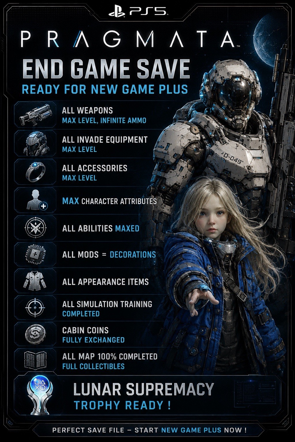 Starter Packs- Pragmata Ps5 Starter bonus – infinite ammo