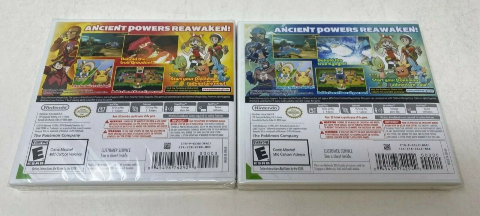 Pokemon Omega Ruby Alpha Sapphire Nintendo 3DS Games BrandNew & Factory Sealed!!