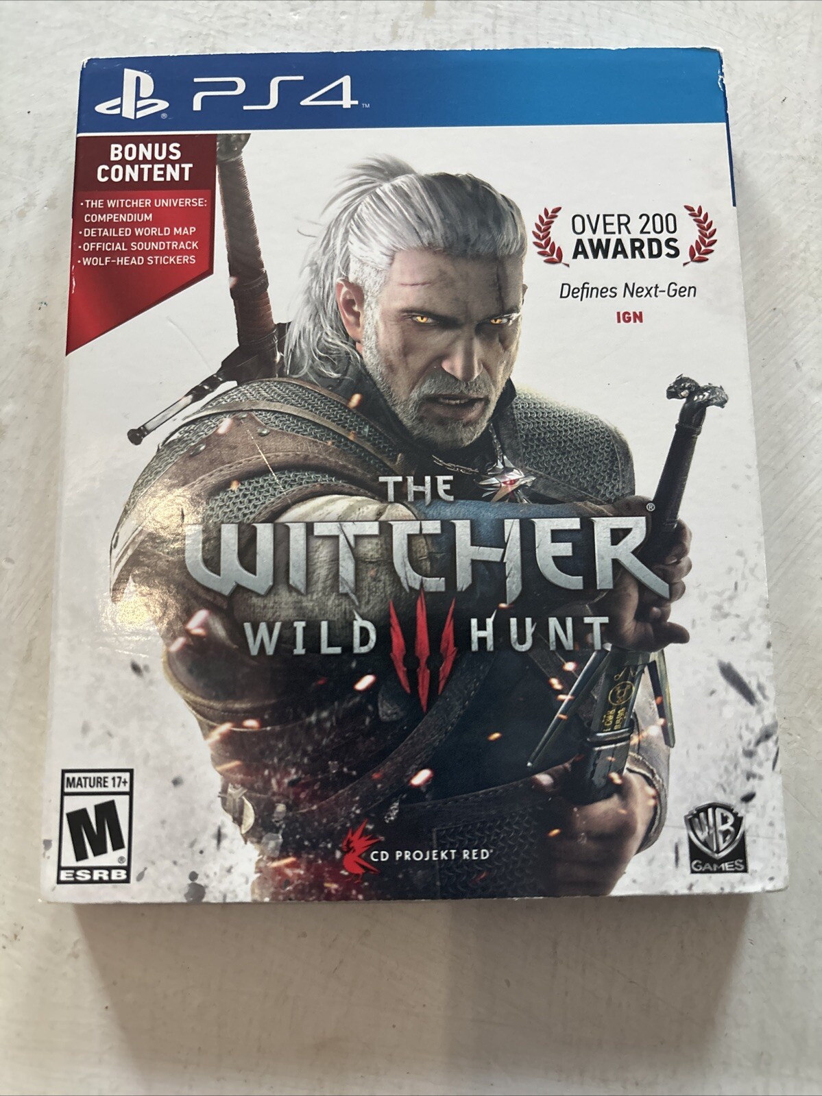 The Witcher III : Wild Hunt – PlayStation 4 [video game] PS4 CD Projekt RED