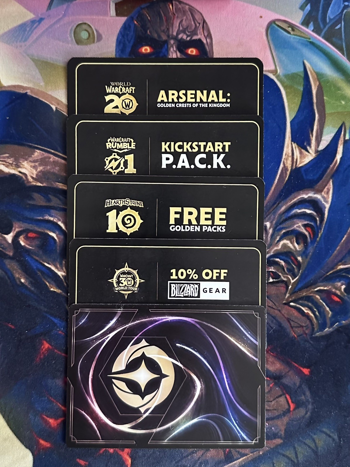 Arsenal: Golden Crests of the Kingdom World of Warcraft 30th Anniversary Global