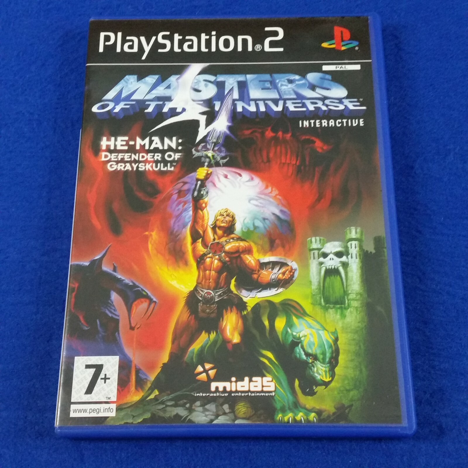 ps2 MASTERS OF THE UNIVERSE HE-MAN Defender Of Grayskull PAL UK EXCLUSIVE He Man