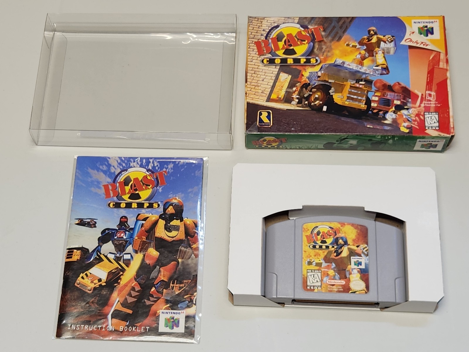 Blast Corps Nintendo N64 CIB Manual Box Authentic