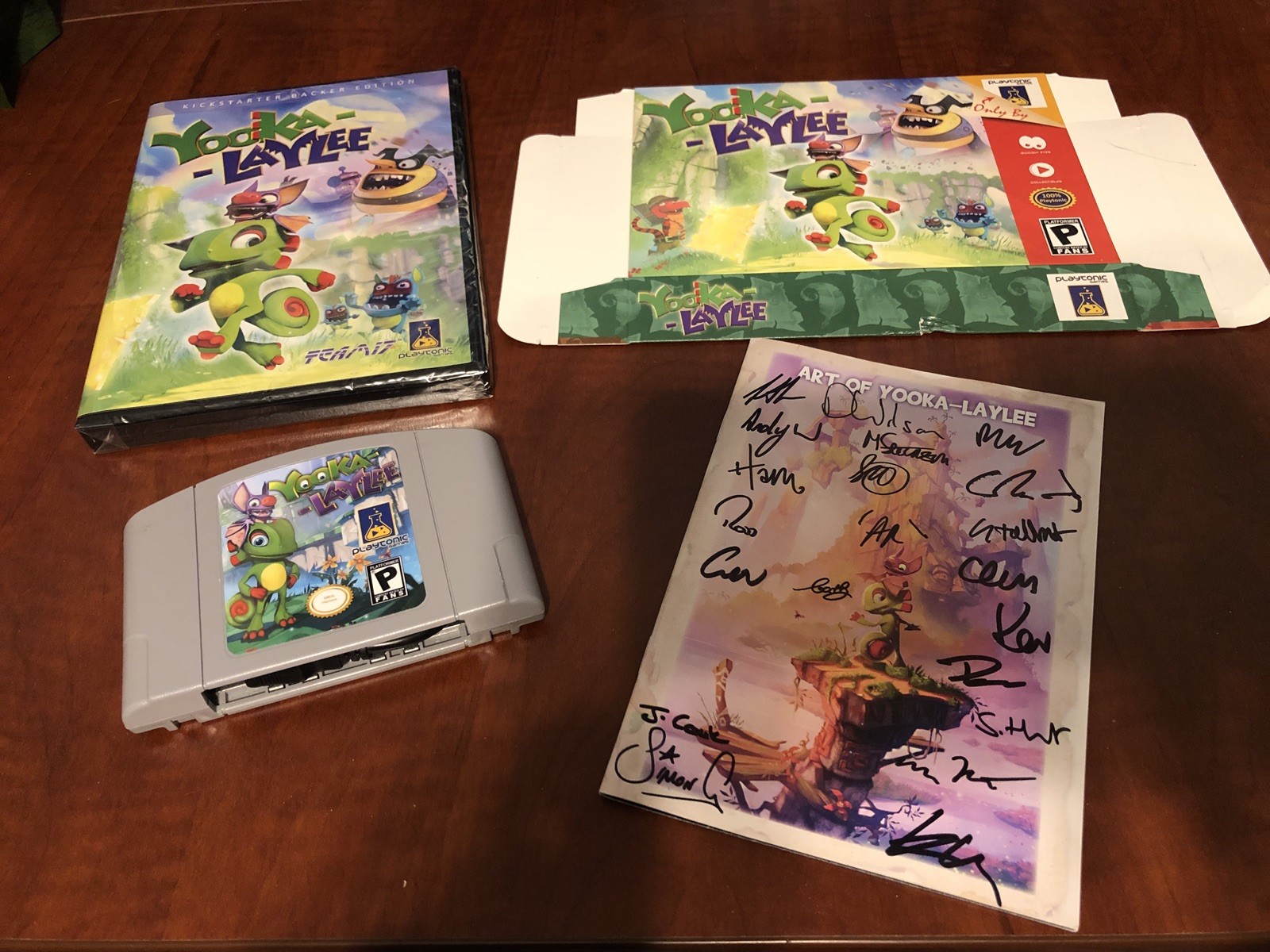 Yooka Laylee Kickstarter 64-Bit Tier Special Edition Brand New N64 cartridge