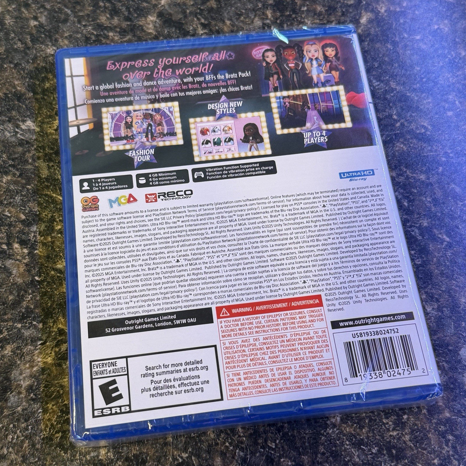 💥 Bratz Rhythm & Style (Sony PlayStation 5, 2025) PS5 Sealed Ships Fast 🏎️ 💨