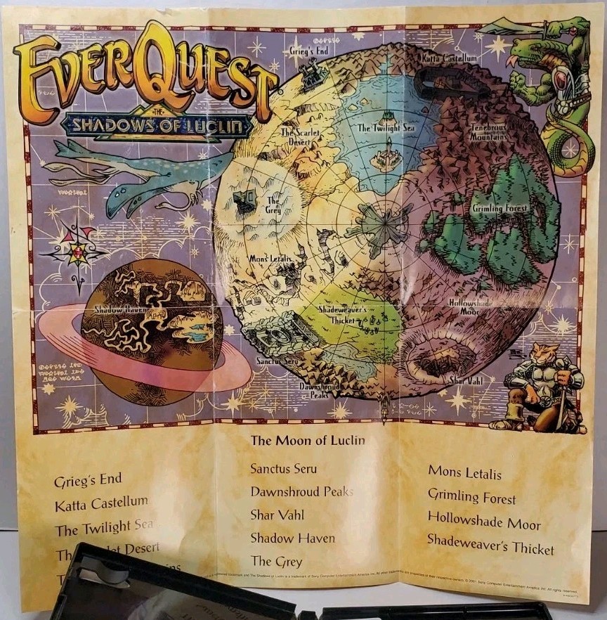 United Kingdom Exclusive – EverQuest Shadows of Luclin Expansion Ubisoft Version