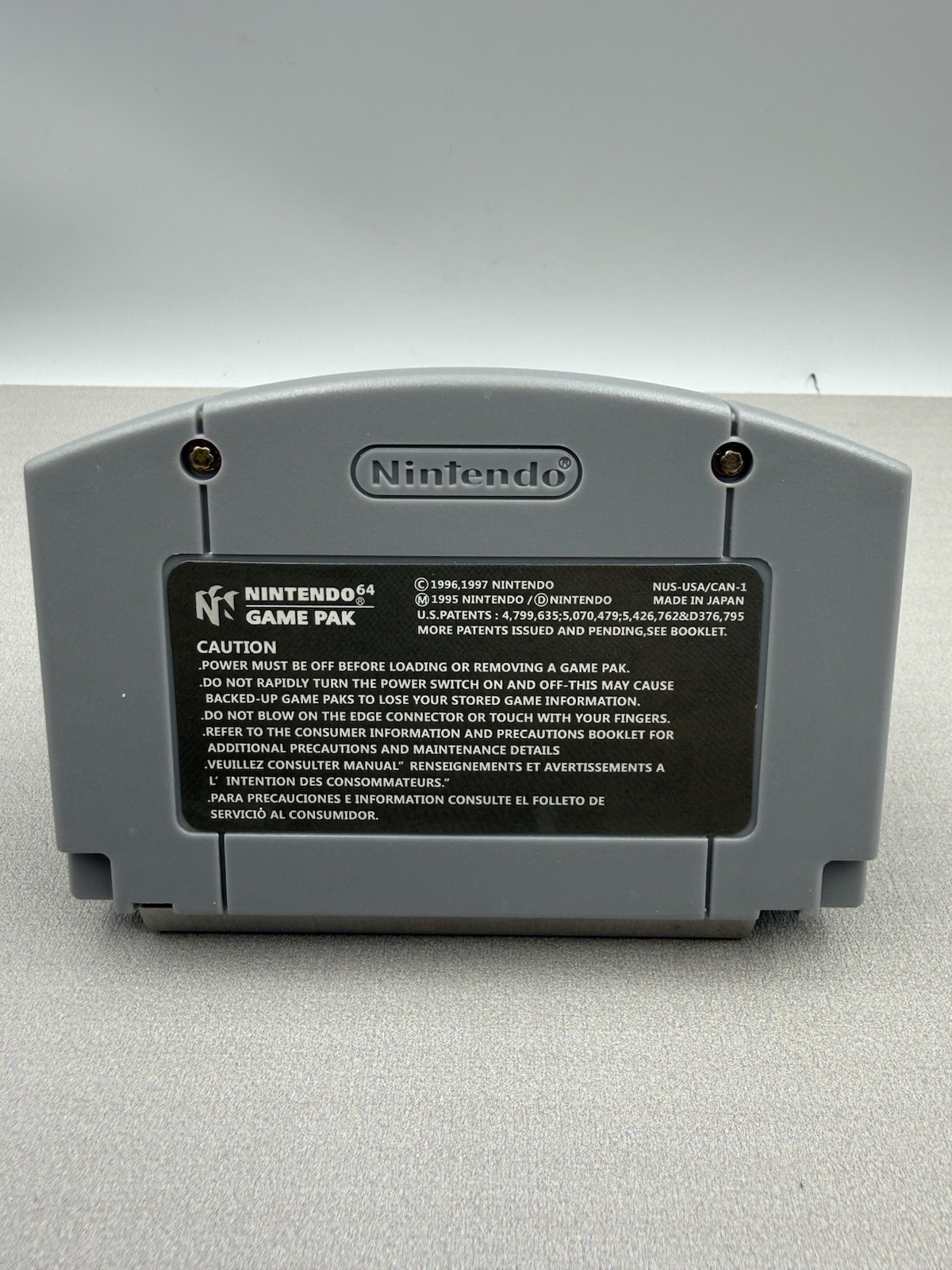 Pokemon Stadium Nintendo 64 N64 Game Cartridge USA Version