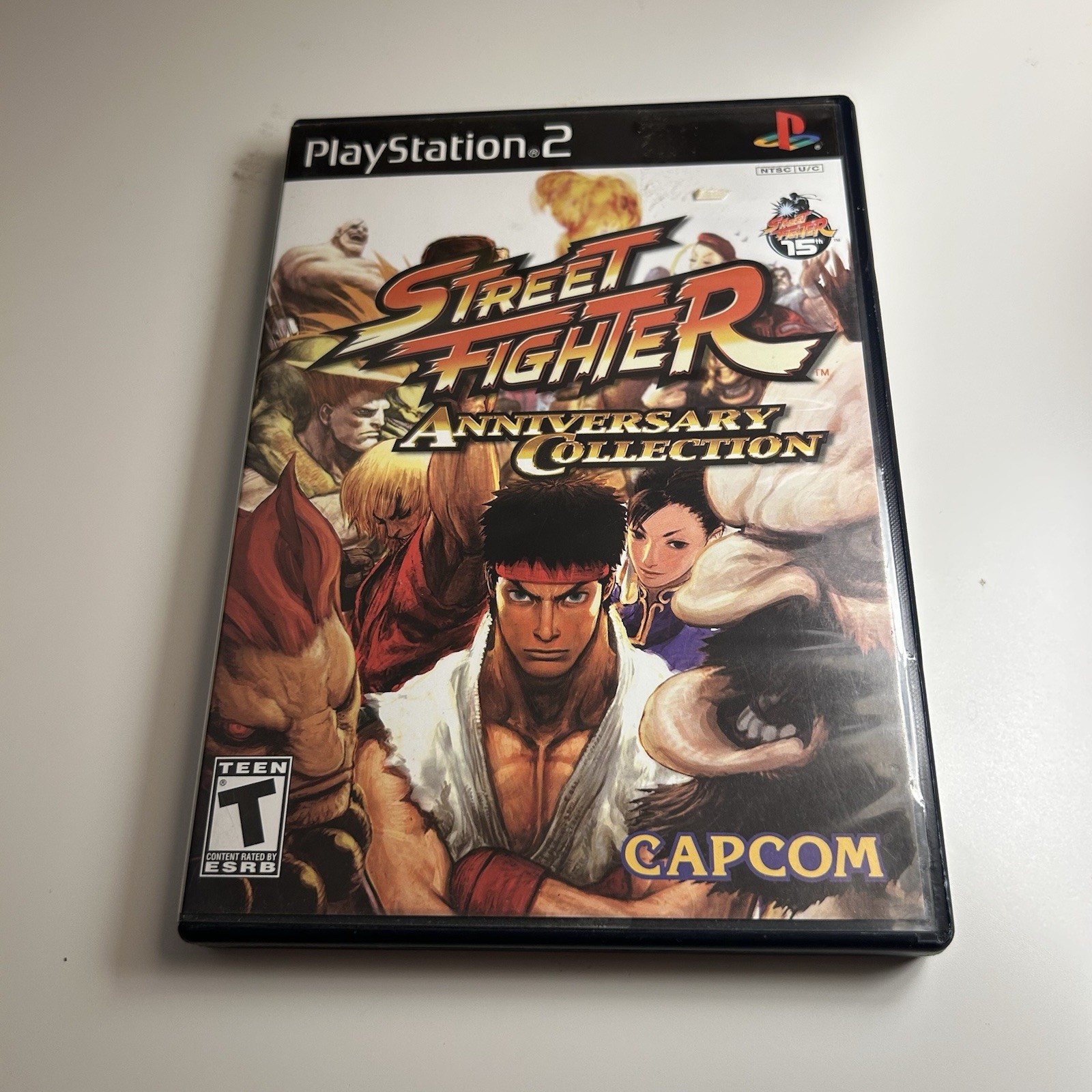 Capcom Street Fighter Anniversary Collection PS2 Fighting Compilation T NTSC-U/C