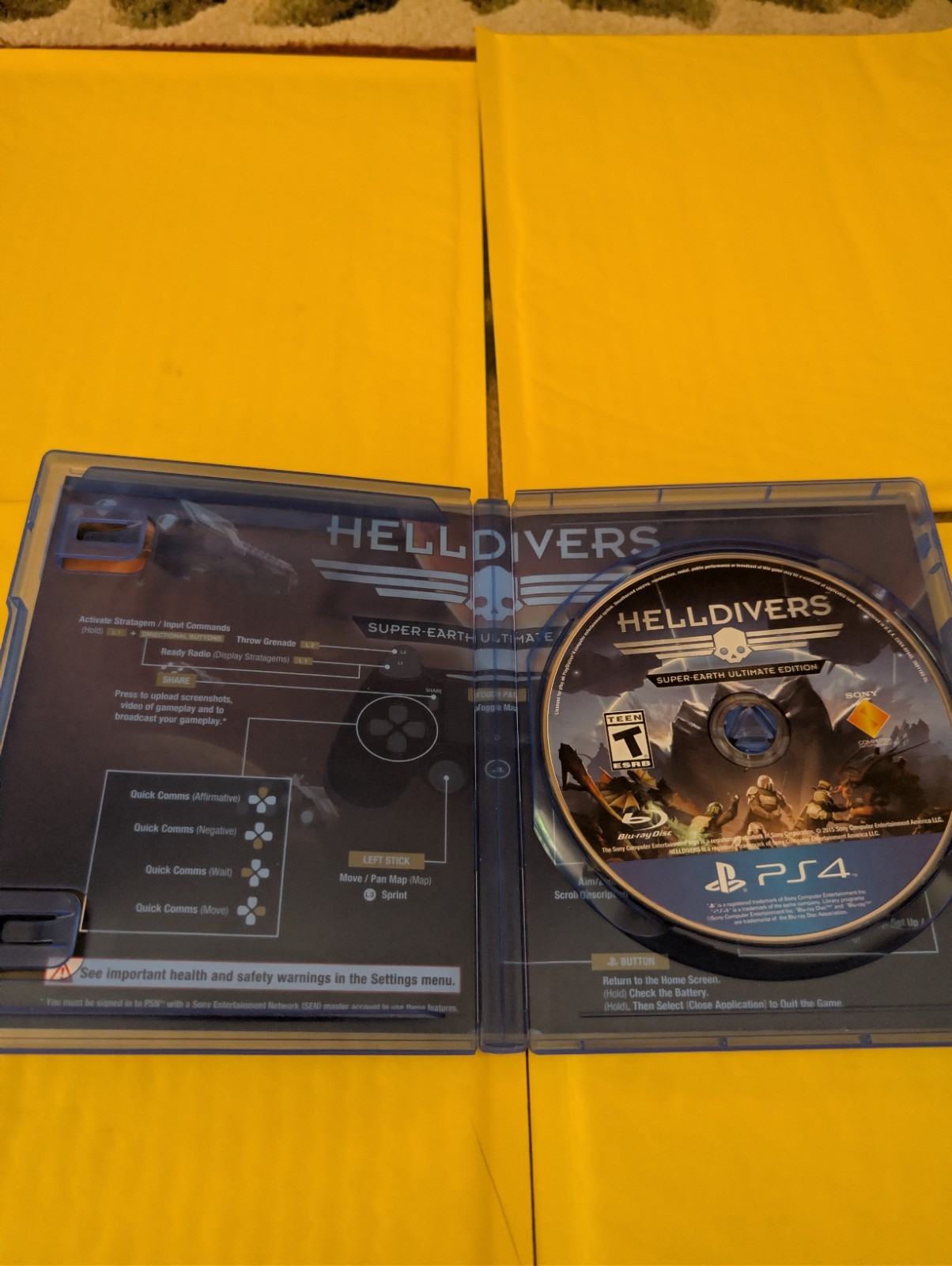 Helldivers: Super-Earth Ultimate Edition (PS4) NTSC-U/C T Shooter Sci-Fi 2015