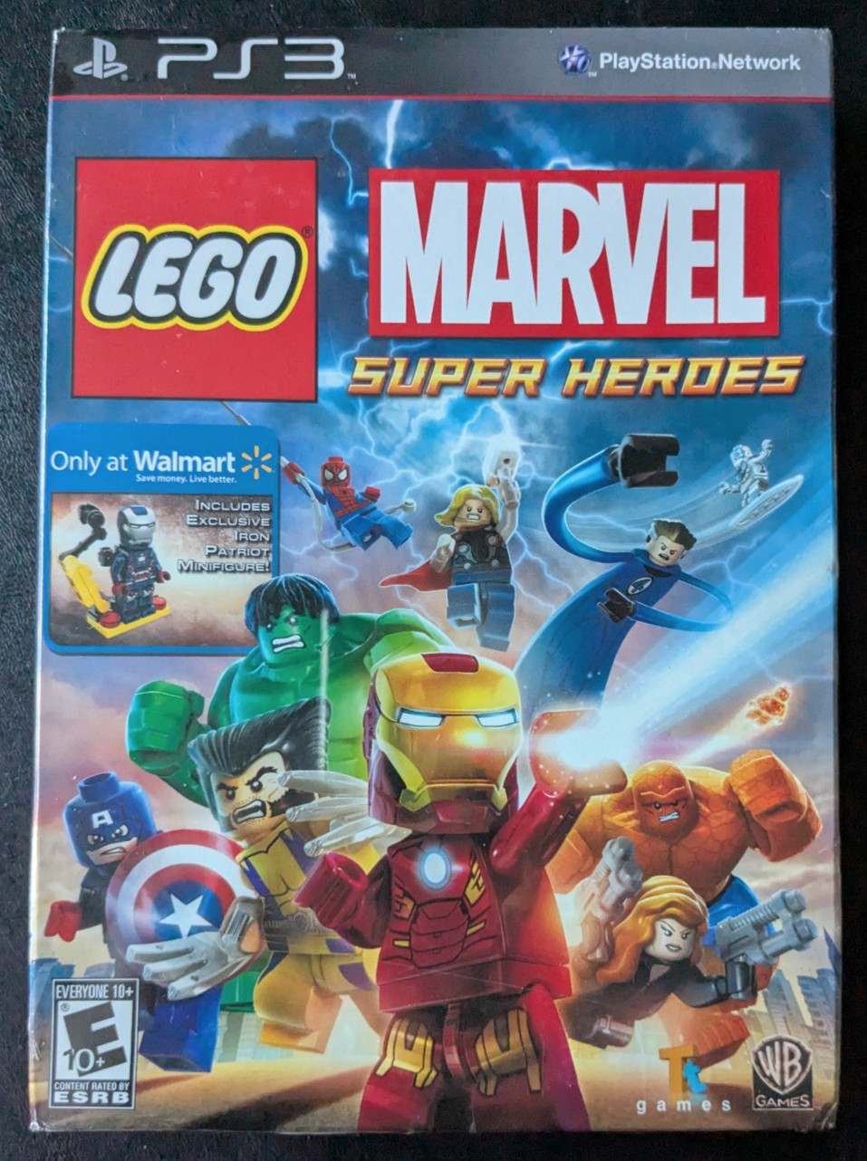 💥 LEGO Marvel Super Heroes Walmart Exclusive PS3 NEW SEALED w IRON PATRIOT 💥