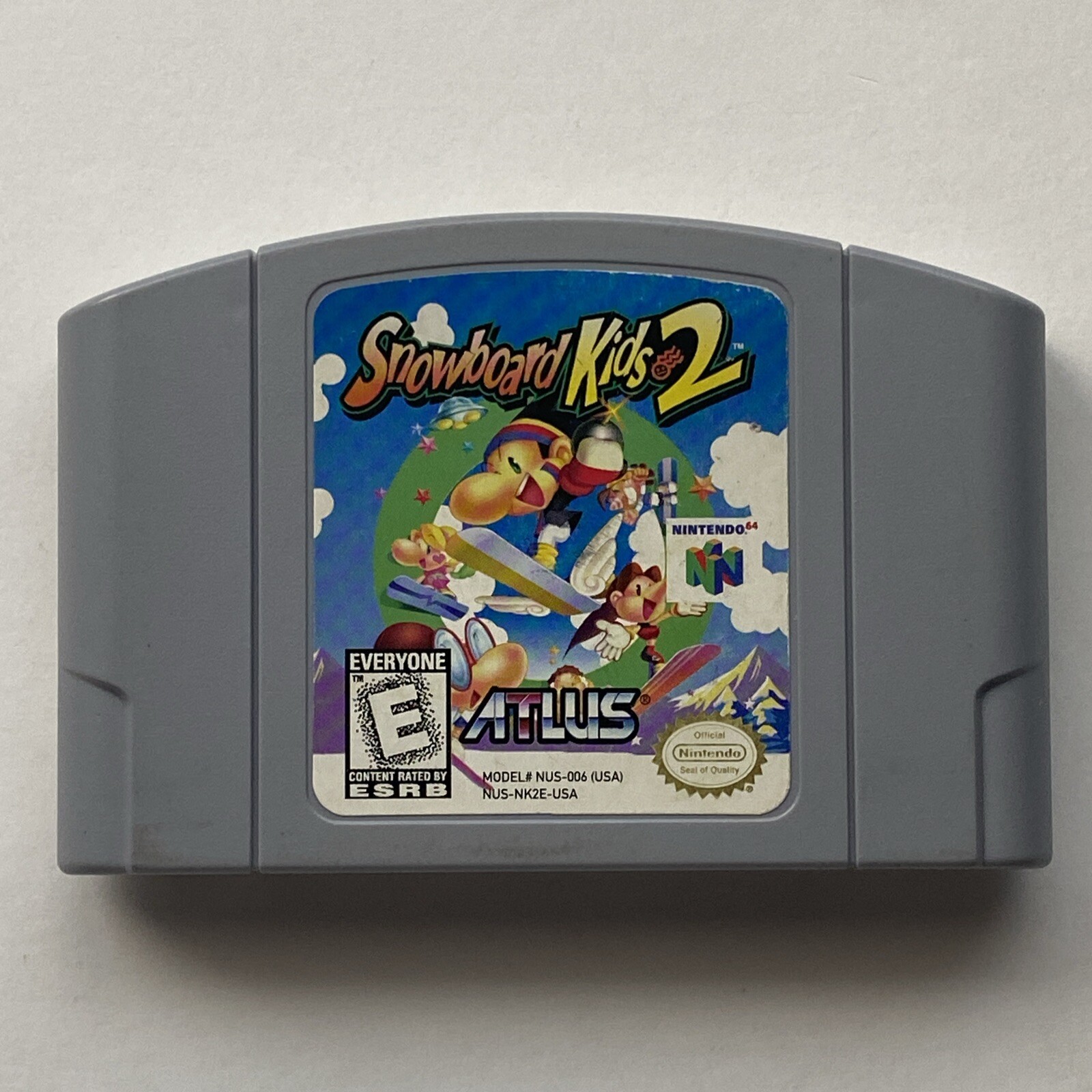 Snowboard Kids 2 Nintendo 64 N64 Authentic Cleaned Tested Original Rare Retro