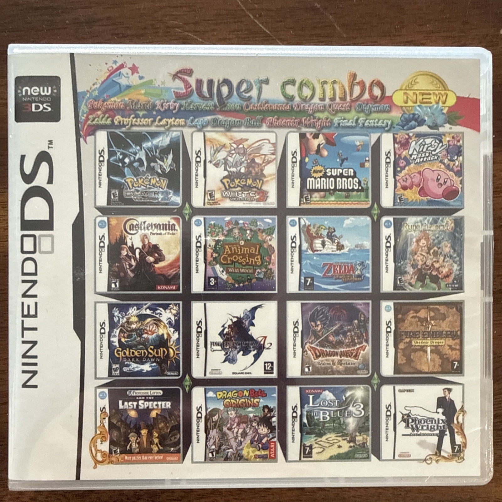 Super Combo Nintendo 3DS Compilation Cartridge, Region Free, Not Rated