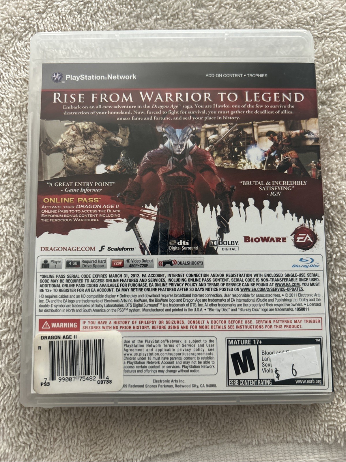 Dragon Age 2 – Sony PlayStation 3