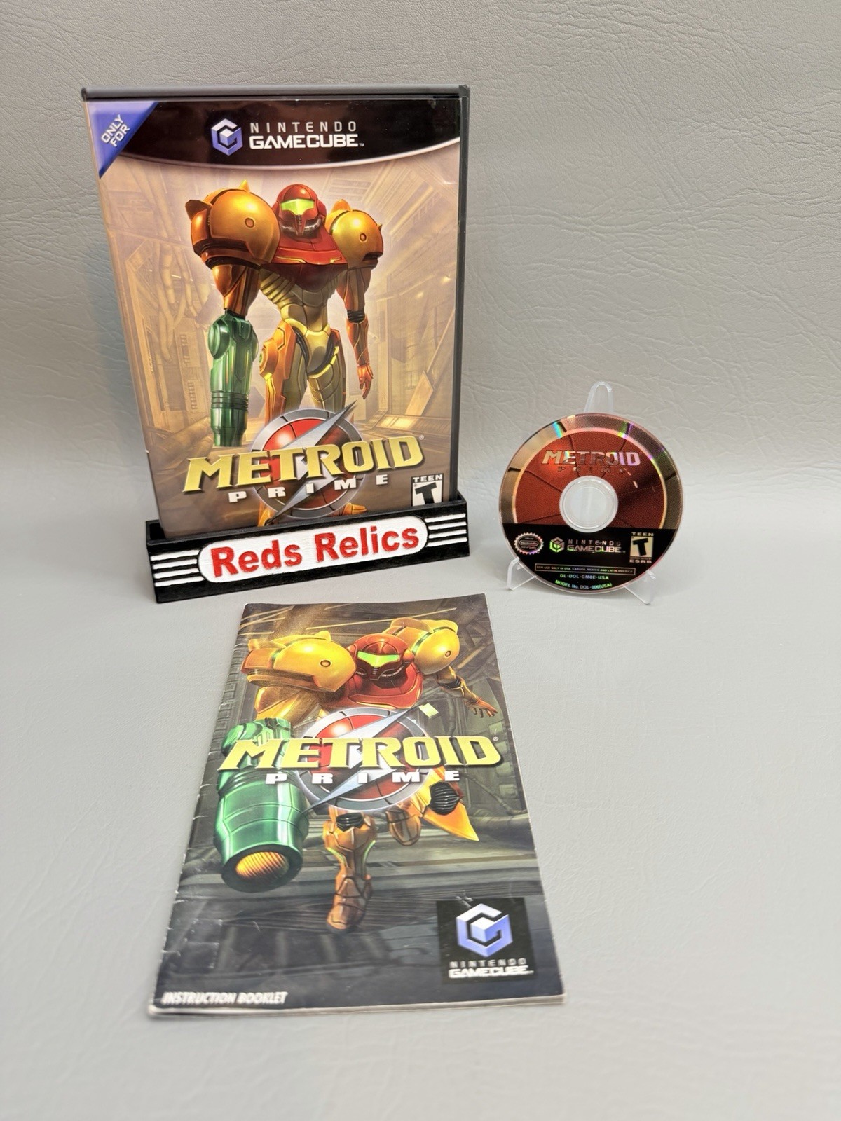Metroid Prime (Nintendo GameCube, 2004) CIB – Very Good – 1Y Warranty
