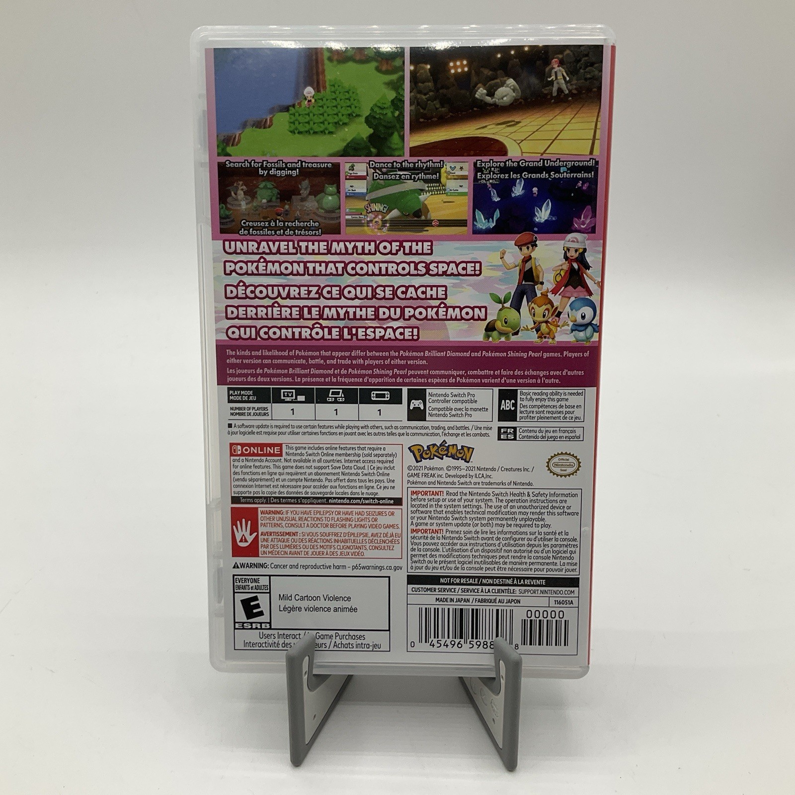 Nintendo Switch Pokemon Shining Pearl Complete CIB