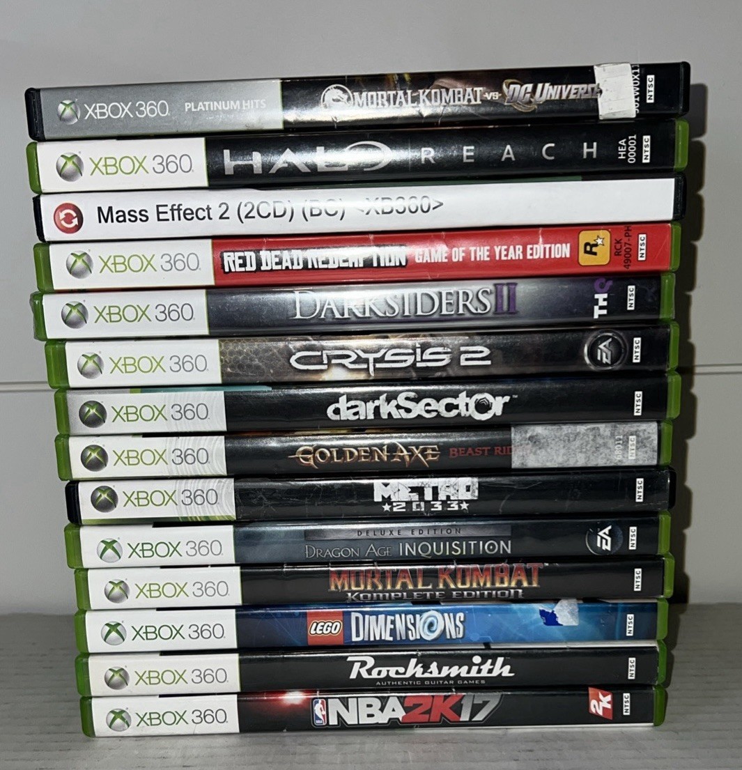 Xbox 360 Game Lot of 14 – Preowned – Mix of Different Titles