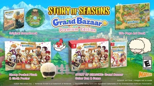 Story Of Seasons: Grand Bazaar Premium Edtion for Nintendo Switch 2 [New Video G