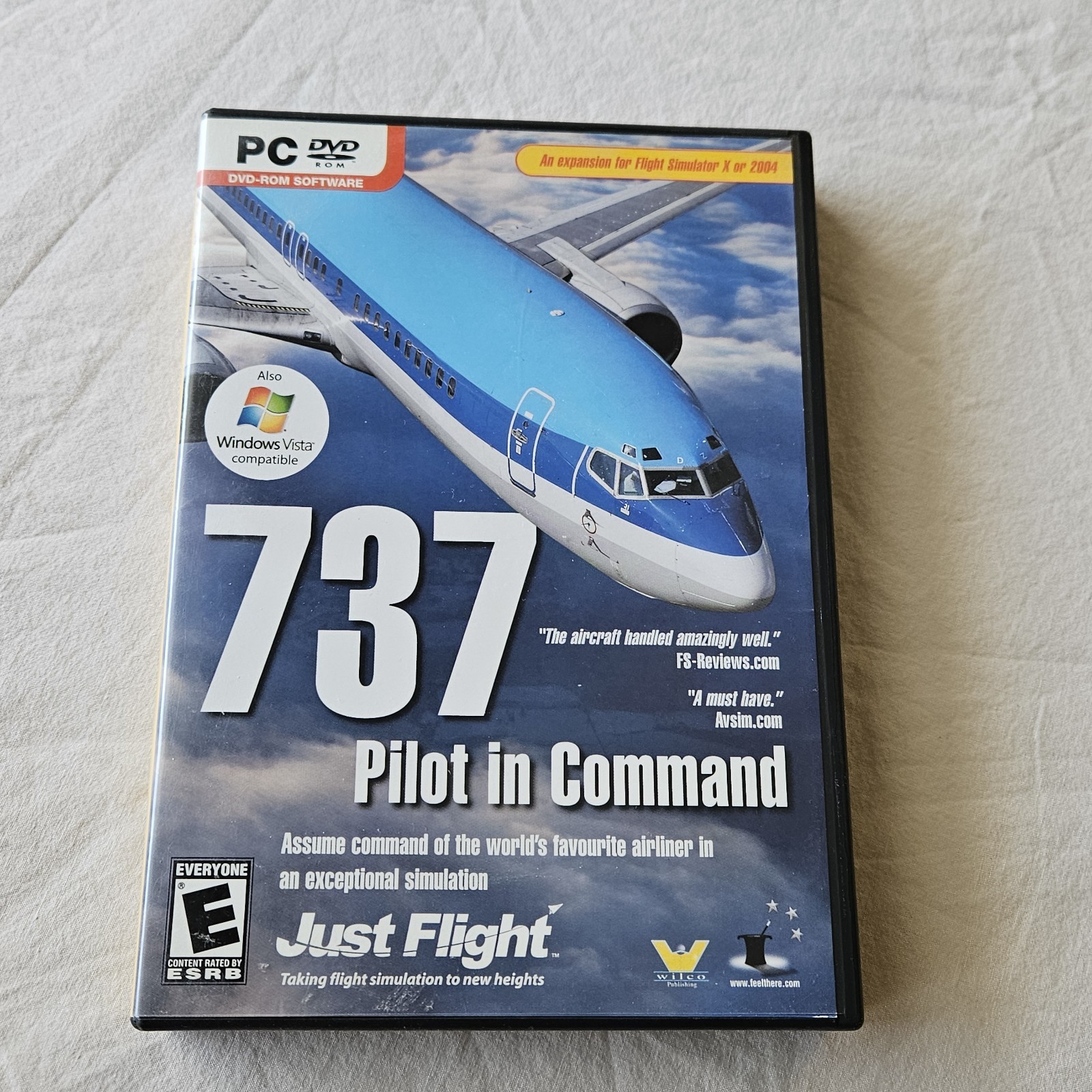 Microsoft Flight Simulator X Expansion LOT 737 A320 Ejets Just Flight PC FS 2004
