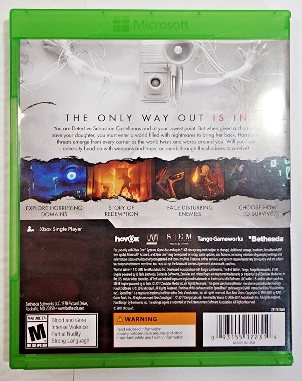 The Evil Within 2 – Xbox One/Series | Tested & Complete