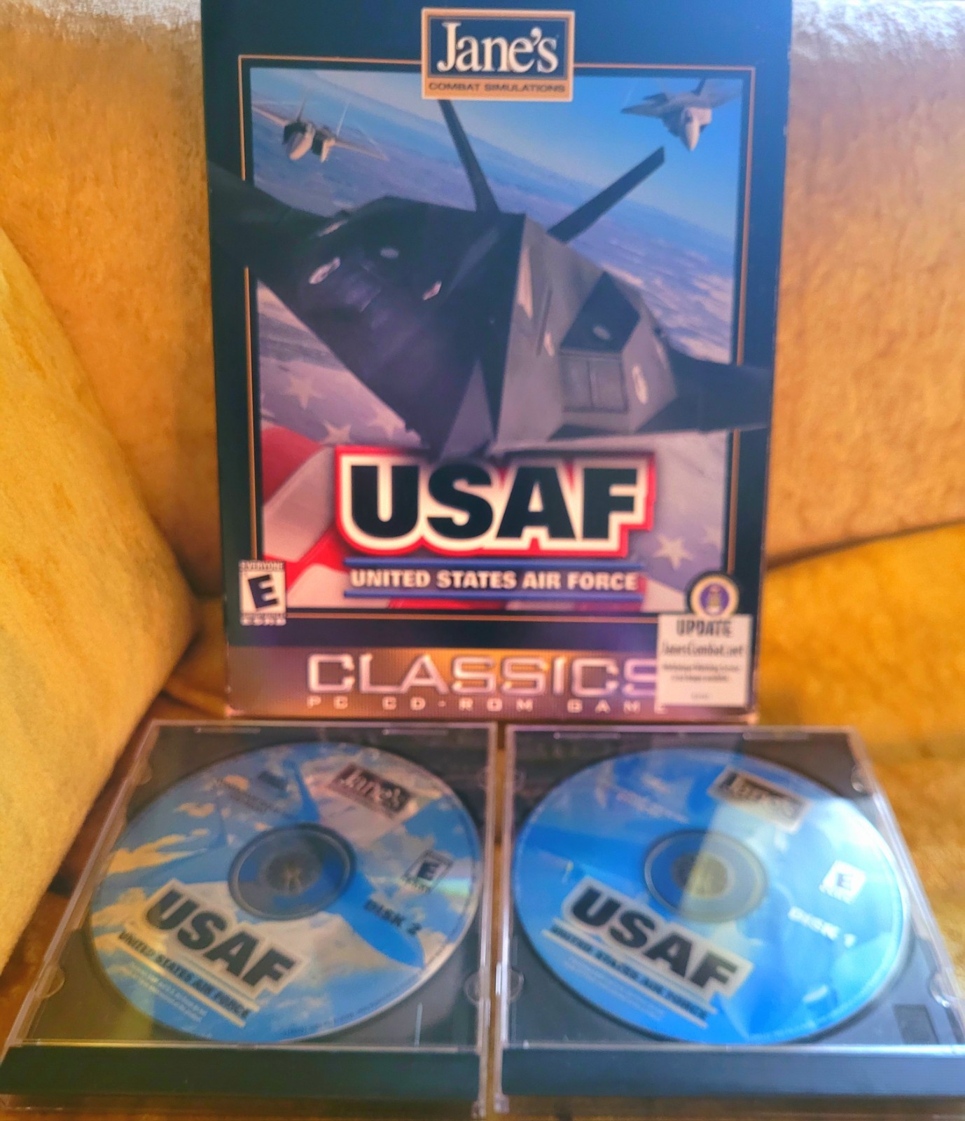 JANES COMBAT SIMULATIONS USAF United States Air Force PC CLASSICS CD-ROM GAME