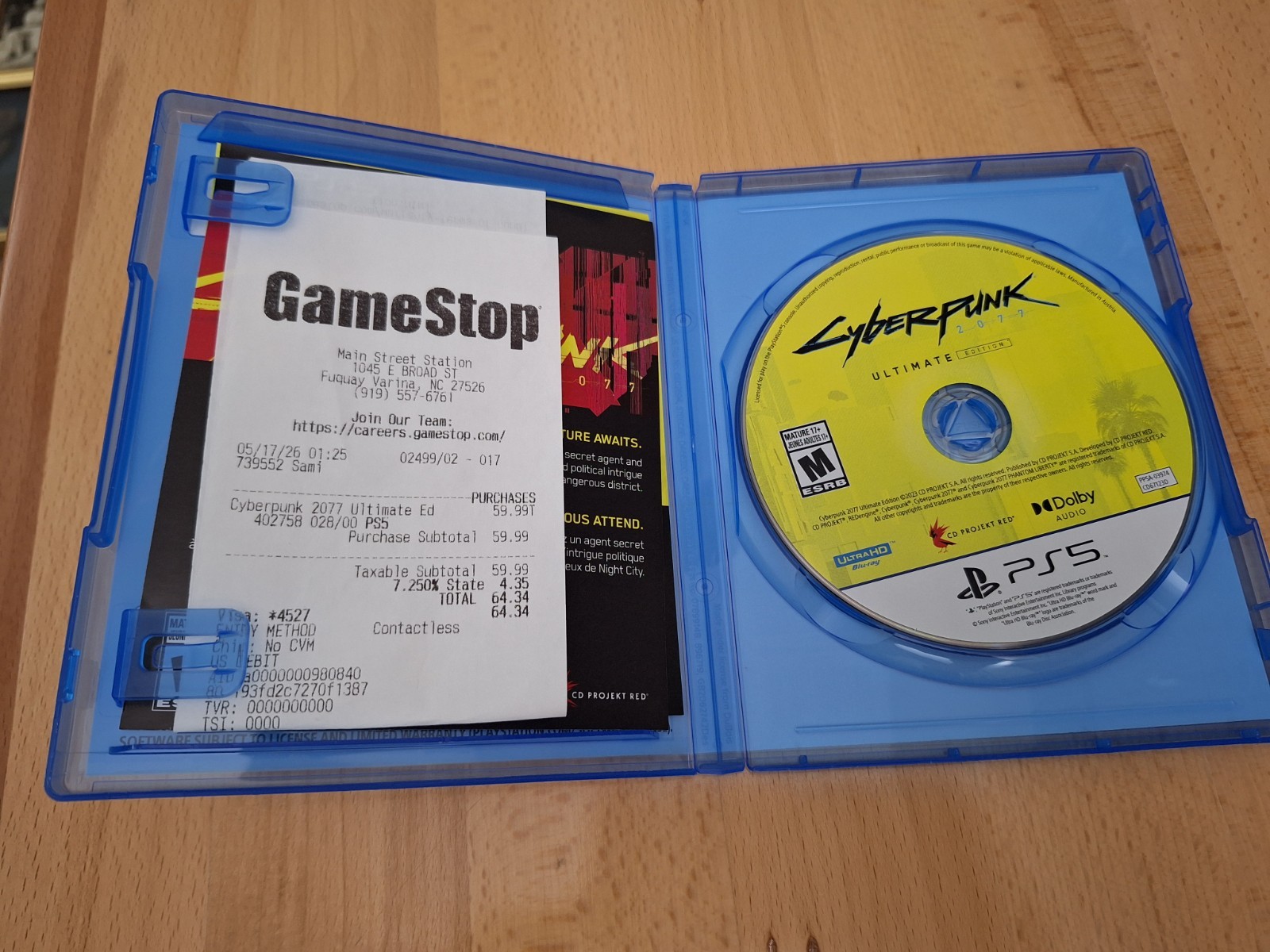 Cyberpunk 2077: Ultimate Edition – Sony PlayStation 5 PS5