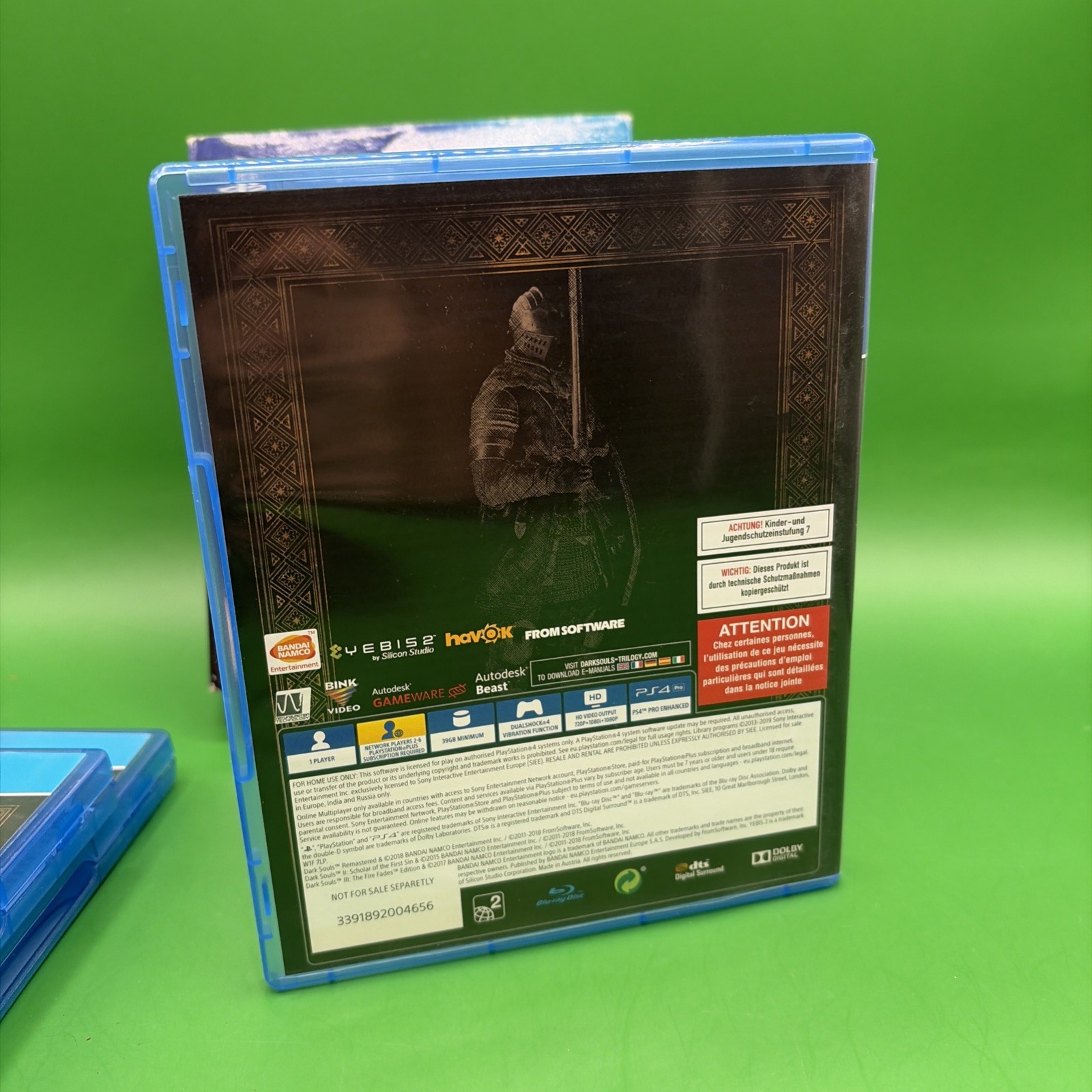 Dark Souls Trilogy 1 2 3 PS4 PlayStation4 (1 Disk – Remastered MISSED)