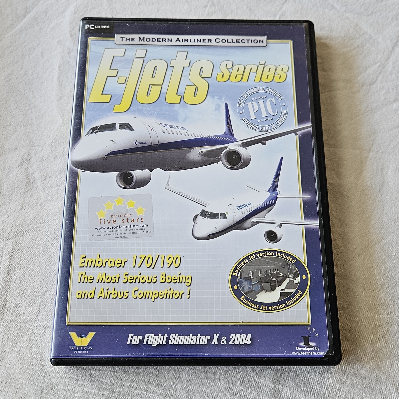 Microsoft Flight Simulator X Expansion LOT 737 A320 Ejets Just Flight PC FS 2004