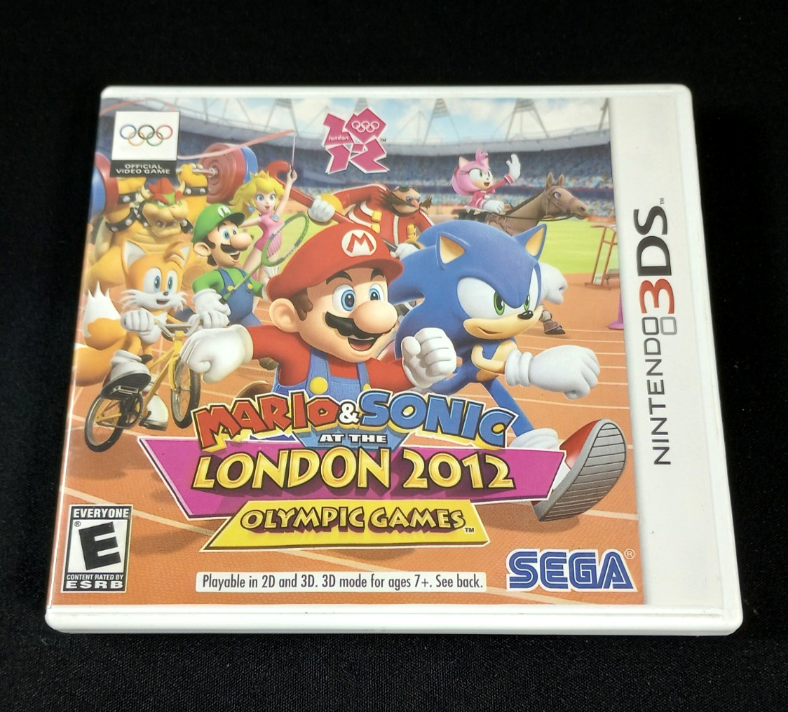 Nintendo 3DS Mario & Sonic LONDON 2012 CIB Rated E (Everyone) 2012 COMPLETE