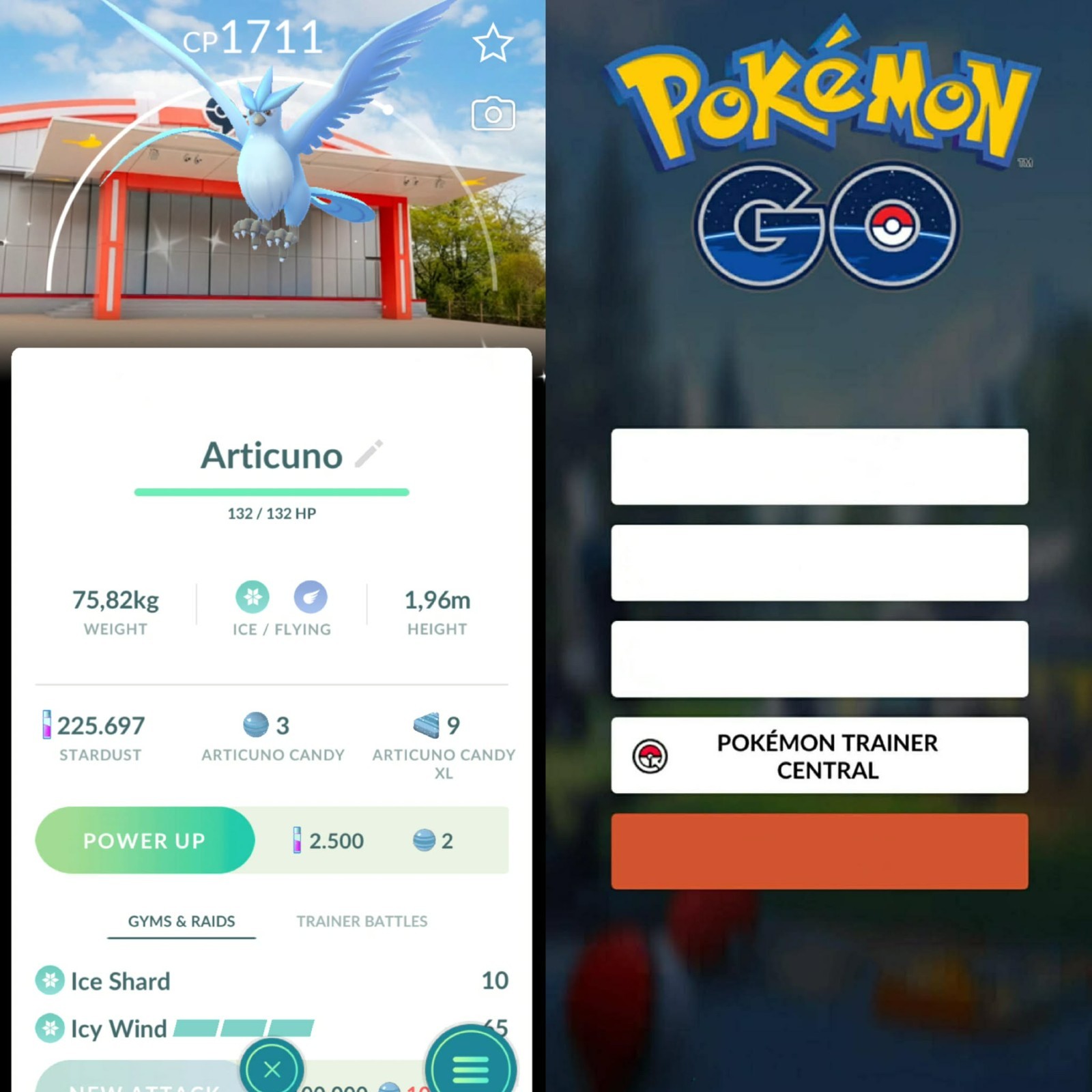 Pokémon Go | Shiny Articuno PokePark Kanto Background ✨ Mini PTC 80k Stardusts