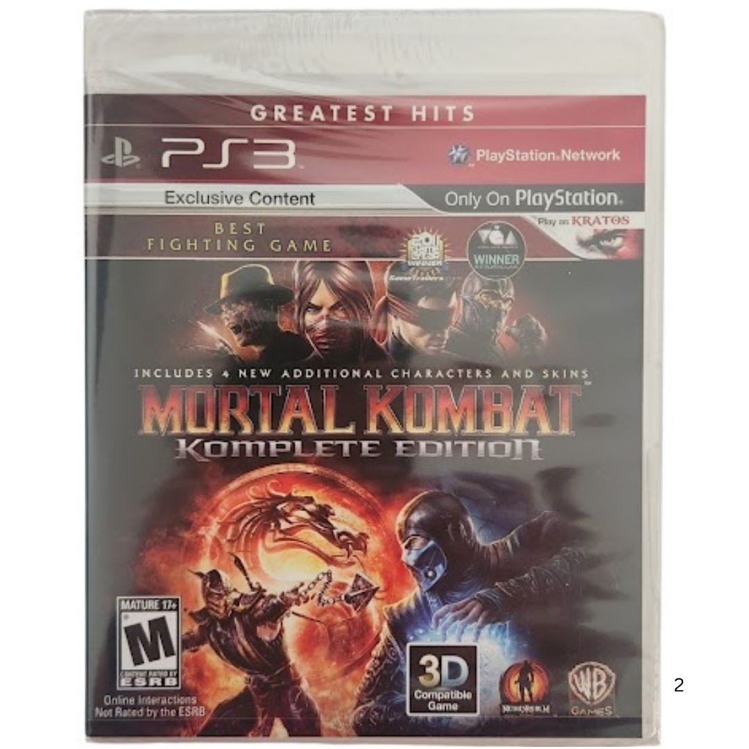 Mortal Kombat Komplete Edition + vs. DC Universe (Greatest Hits)Brand New Bundle