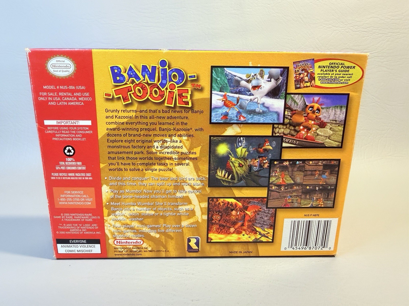 Banjo Tooie – Nintendo 64 (N64) Authentic CIB – Excellent Condition