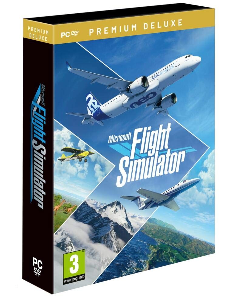 Microsoft Flight Simulator 2020 – Premium Deluxe PC Disc Premiu (PC) (UK IMPORT)