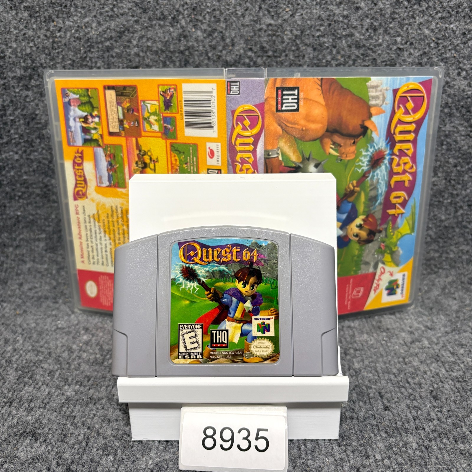 Quest 64 Nintendo 64 Cartridge & Case Tested Works